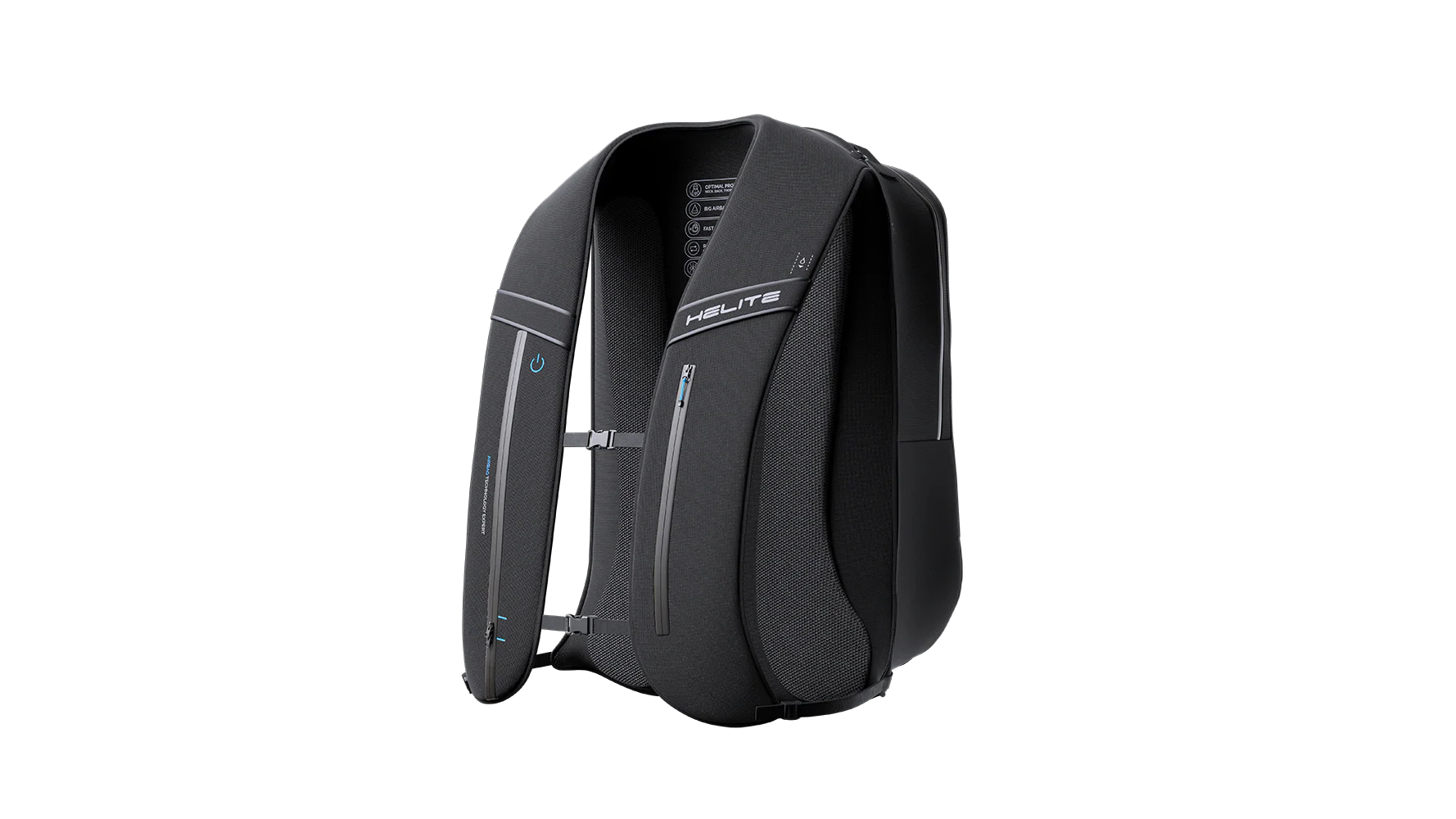 Airbagsekk, Helite. H-MOOV Backpack (Svart, mekanisk) - Image 4