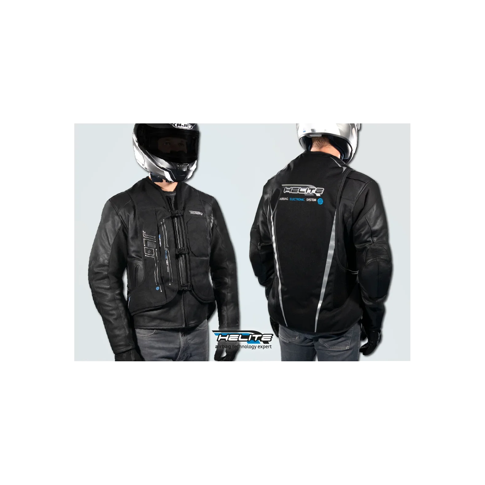 Airbagvest, Helite. Turtle 2 (Svart) m/ elektronisk utløser - Image 4