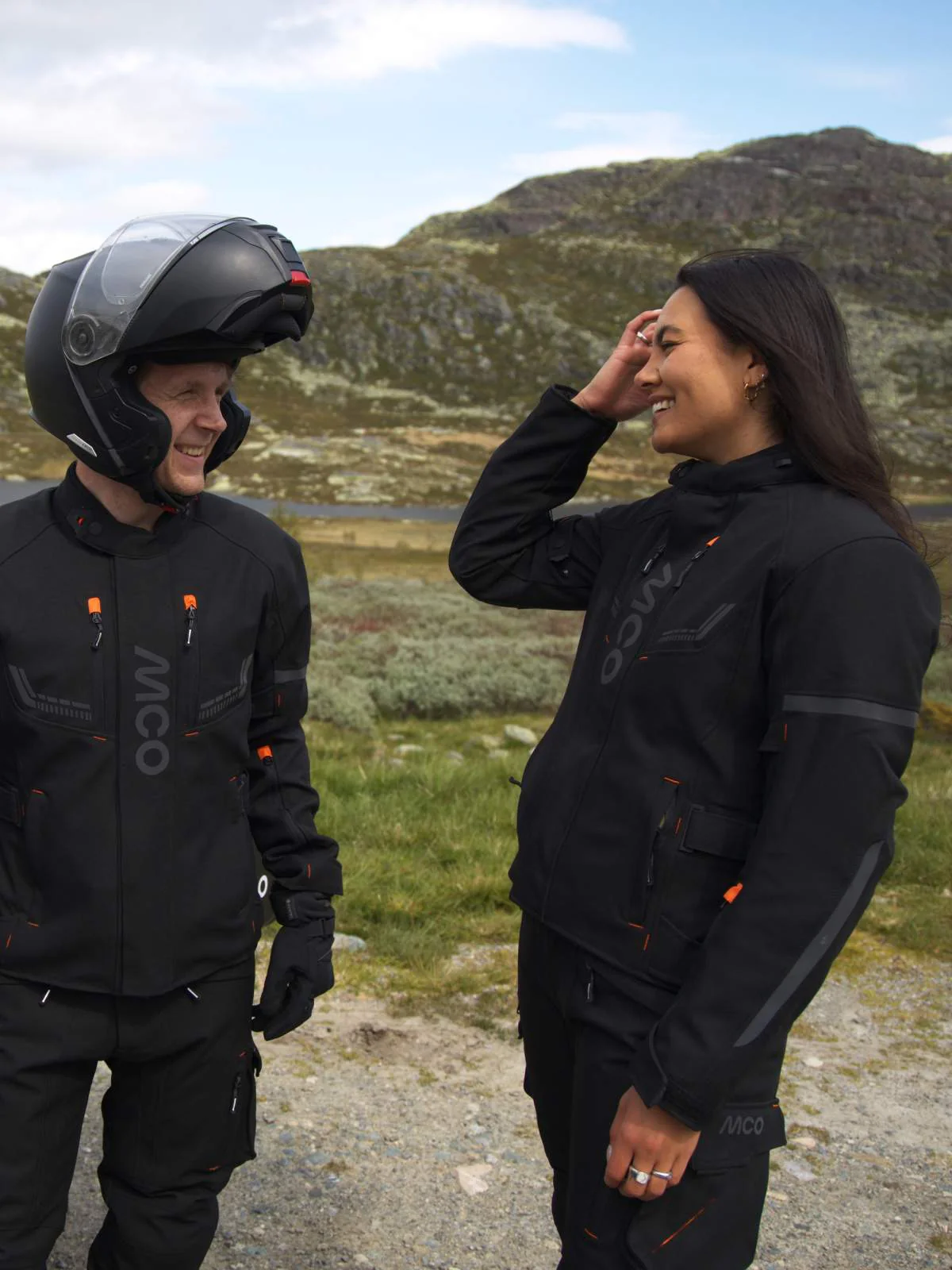 Bukse, MCO. Dovre (Svart / oransje) Dame - Image 4