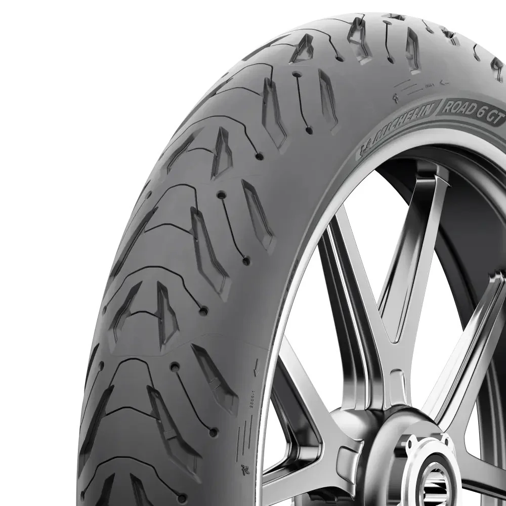 Dekk, Michelin. Road 6 GT Forsterket (120/70-17 + 180/55-17) Dekksett - Image 5