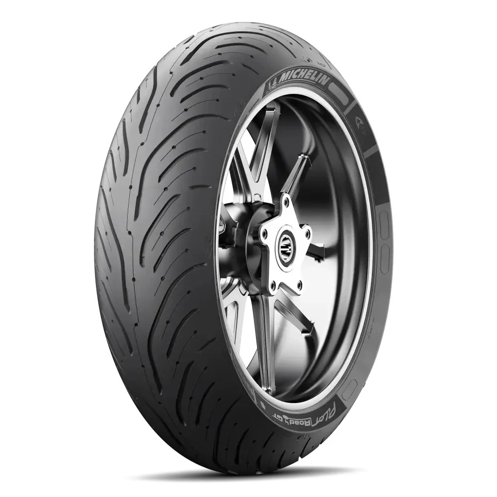 Dekk, Michelin. Pilot Road 4 GT Forsterket (120/70-17 + 190/55-17) Dekksett - Image 3