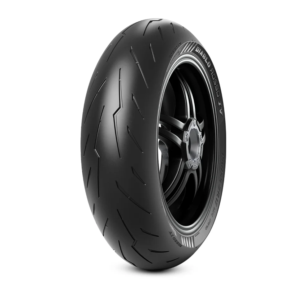 Dekk, Pirelli, Diablo Rosso IV (120/70-17 + 190/55-17) Dekksett - Image 2
