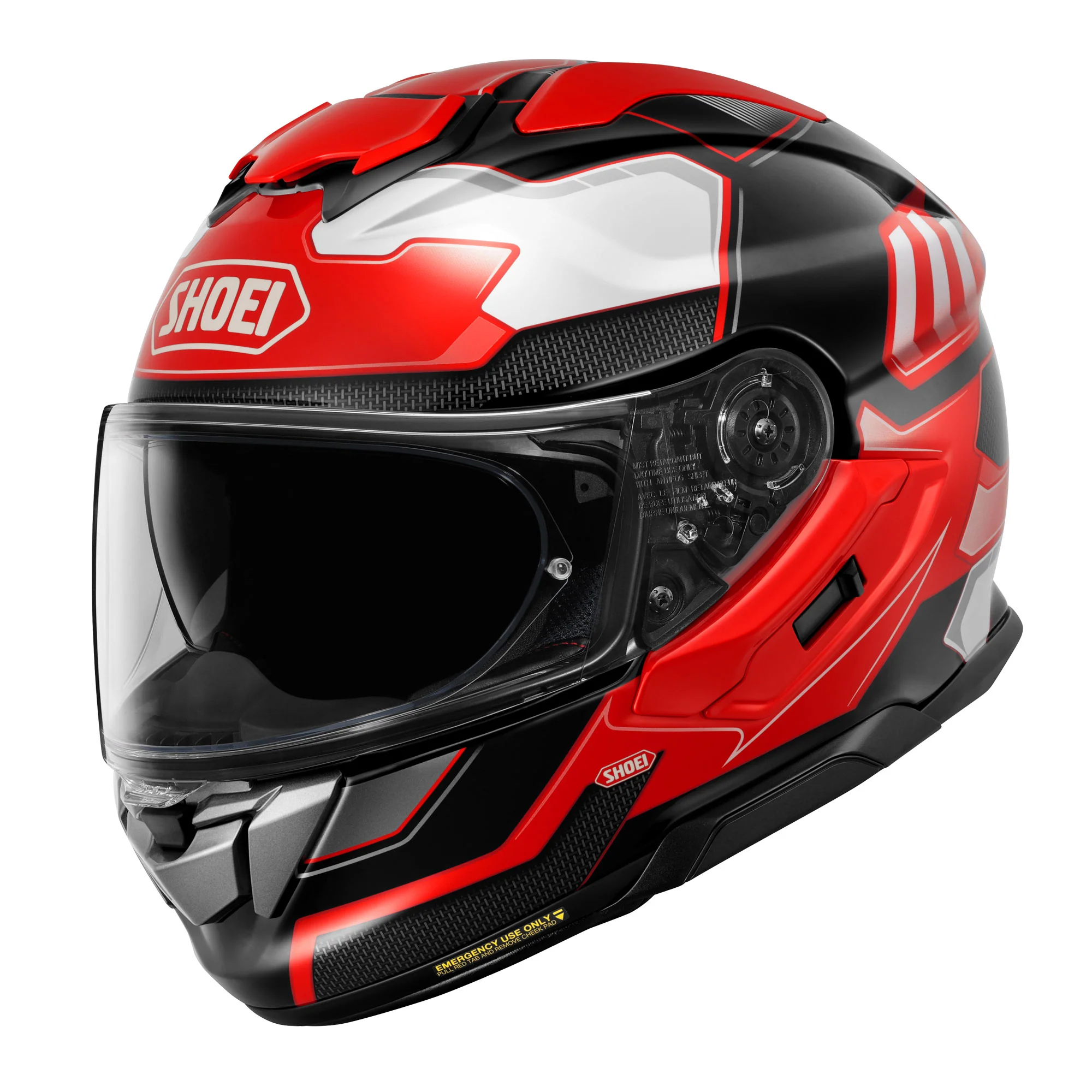Hjelm, Shoei GT-air3 Agility TC-1 (Rød/svart/hvit/grå) - Image 2