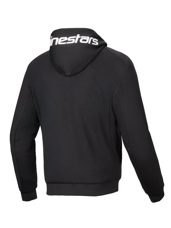Jakke, Alpinestars. Chrome Hoodie V2 (Svart/hvit) - Image 2
