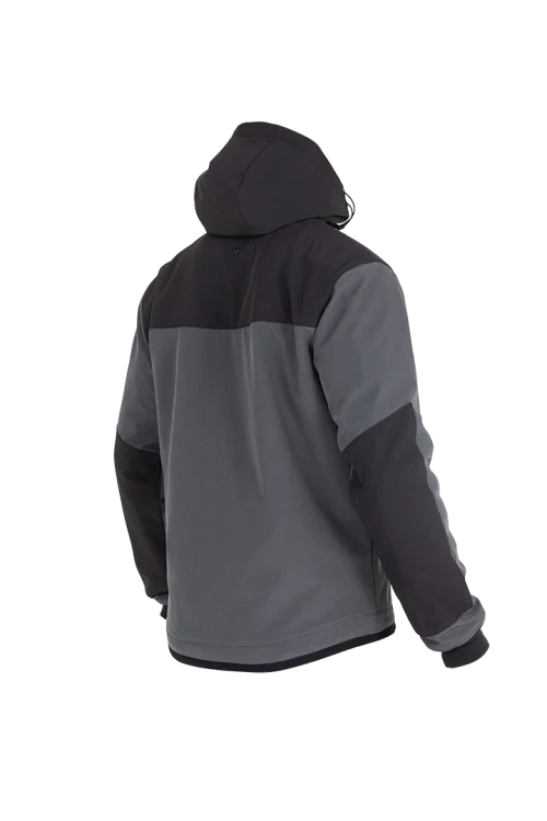 Jakke, John Doe. XTM Hoodie Softshell V3 (Grå/svart) - Image 3