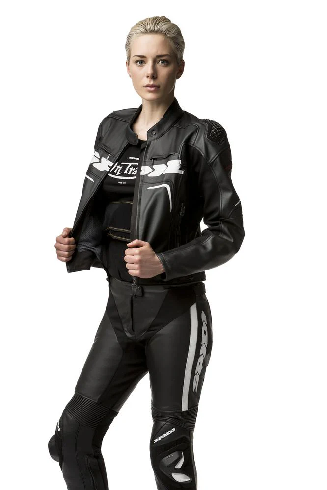 Jakke, Spidi. Evorider 2 Dame, (Svart / hvit) - Image 3