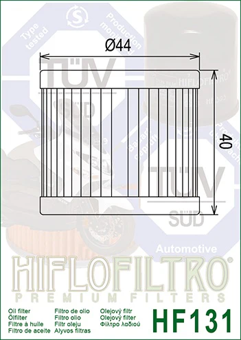 Oljefilter, Hiflo. HF131 - Image 2