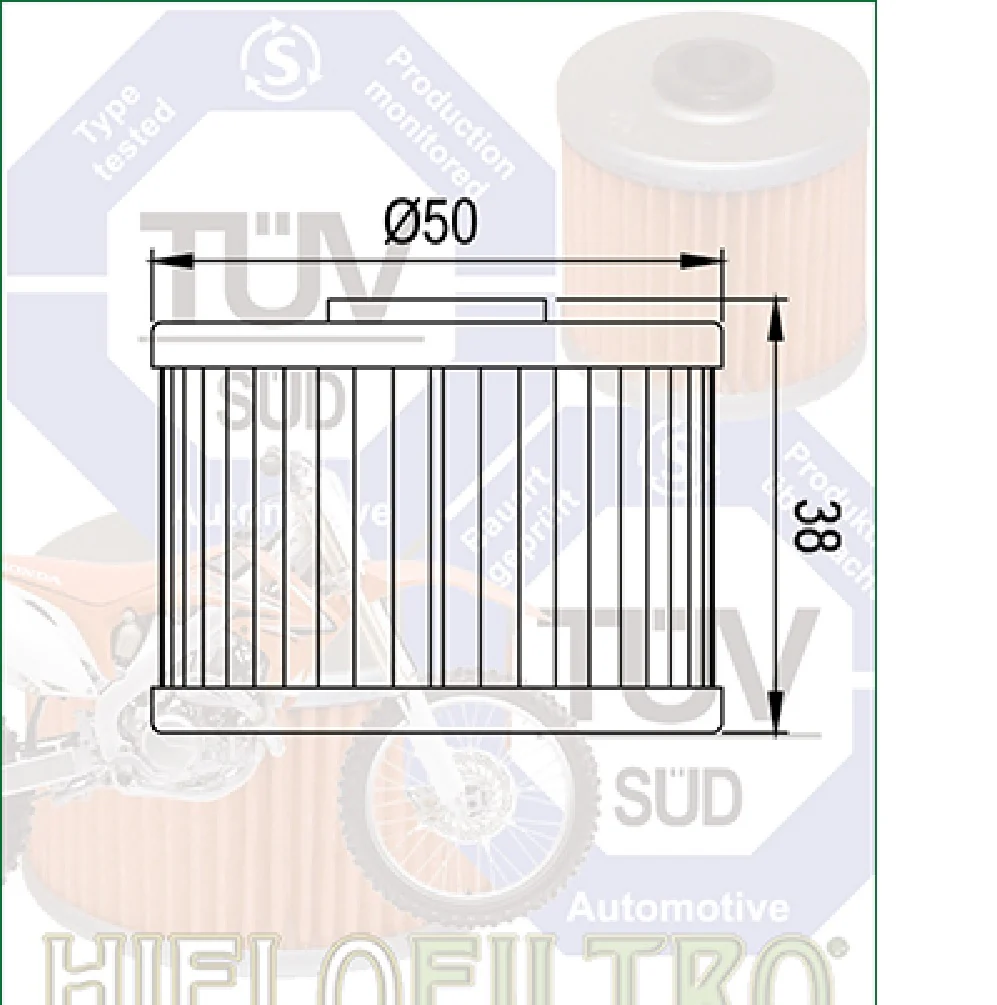 Oljefilter, Hiflo. HF112 - Image 2