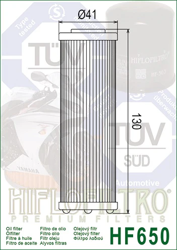 Oljefilter, Hiflo. HF650 - Image 2