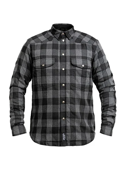 Skjorte, John Doe Motoshirt Big Block (Svart / grå) - Image 3