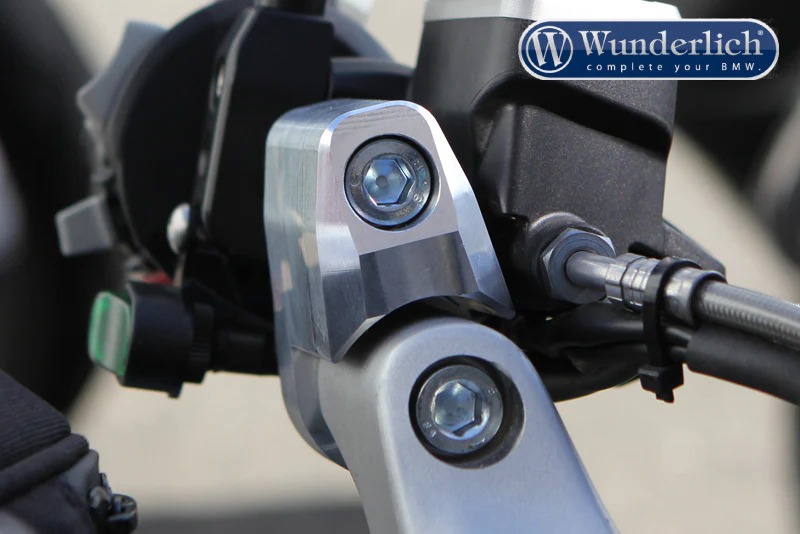 Styreløfter (40mm), Wunderlich. Til BMW R 1200/1250 RT 2014-> (Sølv) - Image 3