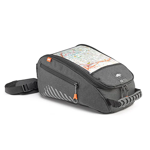 Tankveske, Kappa, Tanklock System, 9 liter (Grå) - Image 4