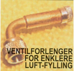 Ventilforlenger, 90 grader, (22 x 35mm.) - Image 2